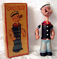 POPEYE Celluloid Wind-Up Toy 